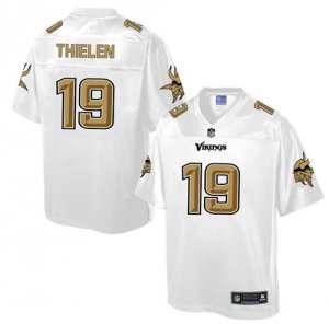 Jerseys Factory Cheap Nike Vikings #19 Adam Thielen White Men's