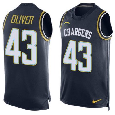 Jerseys Factory Cheap Nike Chargers #43 Branden Oliver Navy Blue