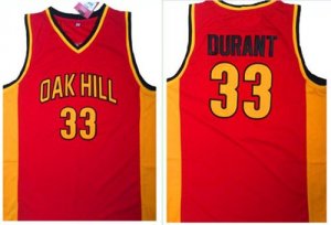 Jerseys Factory Cheap Warriors #33 Kevin Durant Red Oak Hill Aca