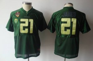 Jerseys Factory Cheap Ducks #21 LaMichael James Green Embroidere