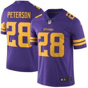 Jerseys Factory Cheap Nike Vikings #28 Adrian Peterson Purple Me