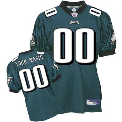 Jerseys Factory Cheap Eagles Personalized Authentic Green NFL Je