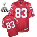 Jerseys Factory Cheap Patriots #83 Wes Welker Red Alternate Supe