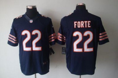 Jerseys Factory Cheap Nike Bears #22 Matt Forte Navy Blue Team C