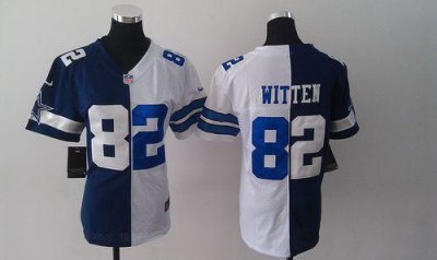 Jerseys Factory Cheap Nike Cowboys #82 Jason Witten Navy Blue/Wh