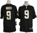 Jerseys Factory Cheap Nike Saints #9 Drew Brees Black Team Color