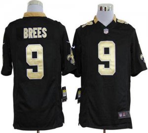 Jerseys Factory Cheap Nike Saints #9 Drew Brees Black Team Color