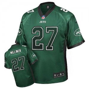 Jerseys Factory Cheap Nike Jets #27 Dee Milliner Green Team Colo