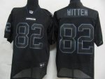 Jerseys Factory Cheap Cowboys #82 Jason Witten Lights Out Black