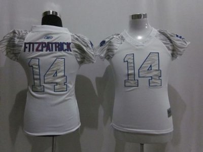 Jerseys Factory Cheap Bills #14 Ryan Fitzpatrick White Women's Z