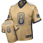 Jerseys Factory Cheap Nike Rams #8 Sam Bradford Gold Men's Embro