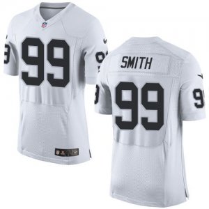 Jerseys Factory Cheap Nike Raiders #99 Aldon Smith White Men's S