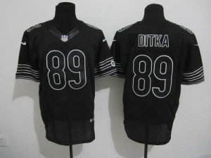 Jerseys Factory Cheap Nike Bears #89 Mike Ditka Black Shadow Men