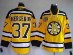 Jerseys Factory Cheap Bruins #37 Patrice Bergeron Embroidered Wi