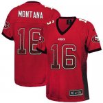 Jerseys Factory Cheap Nike 49ers #16 Joe Montana Red Team Color