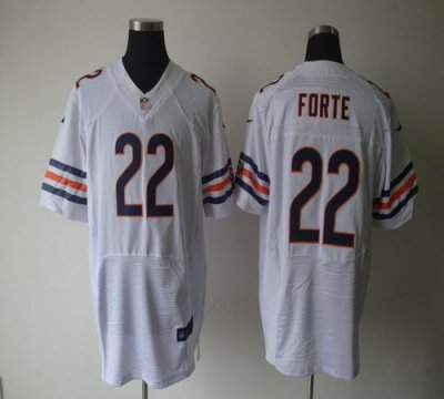 Jerseys Factory Cheap Nike Bears #22 Matt Forte White Men's Embr