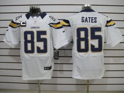 Jerseys Factory Cheap Nike Chargers #85 Antonio Gates White With