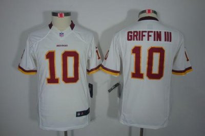 Jerseys Factory Cheap Nike Redskins #10 Robert Griffin III White