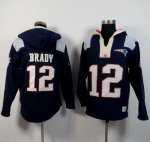 Jerseys Factory Cheap New England Patriots #12 Tom Brady Navy Bl