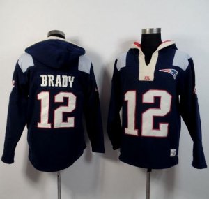 Jerseys Factory Cheap New England Patriots #12 Tom Brady Navy Bl