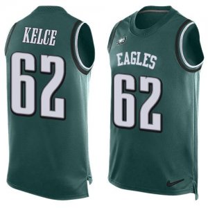 Jerseys Factory Cheap Nike Eagles #62 Jason Kelce Midnight Green