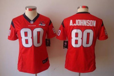 Jerseys Factory Cheap Nike Texans #80 Andre Johnson Red Alternat