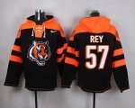 Jerseys Factory Cheap Nike Bengals #57 Vincent Rey Black Player