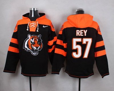 Jerseys Factory Cheap Nike Bengals #57 Vincent Rey Black Player