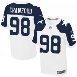 Jerseys Factory Cheap Nike Cowboys #98 Tyrone Crawford White Tha