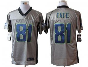 Jerseys Factory Cheap Nike Seahawks #81 Golden Tate Grey Shadow