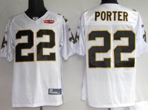 Jerseys Factory Cheap Saints #22 Tracy Porter White With Super B
