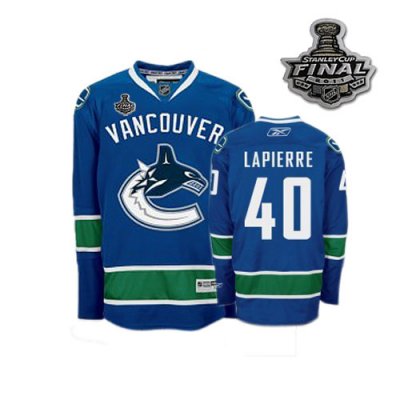 Jerseys Factory Cheap Canucks 2011 Stanley Cup Finals #40 Maxim