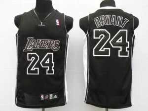 Jerseys Factory Cheap Lakers #24 Kobe Bryant Stitched Black Blac