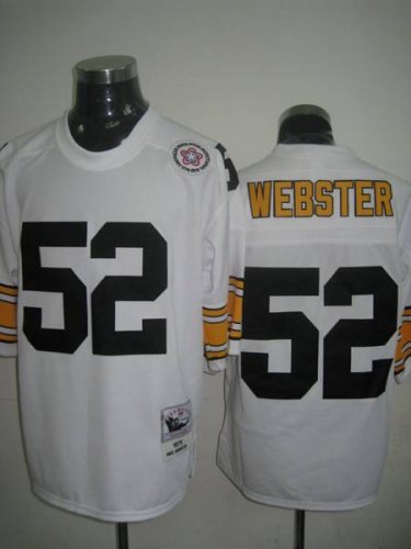 Jerseys Factory Cheap Mitchell And Ness Steelers #52 Mike Webste