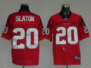 Jerseys Factory Cheap Texans Steve Slaton #20 Red Stitched NFL J
