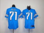 Jerseys Factory Cheap Nike Lions #71 Riley Reiff Blue Team Color