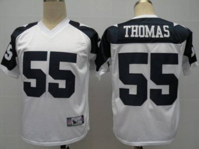Jerseys Factory Cheap Cowboys #55 Zach Thomas White Stitched NFL