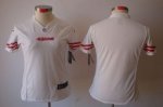Jerseys Factory Cheap Nike 49ers Blank White Women's Embroidered