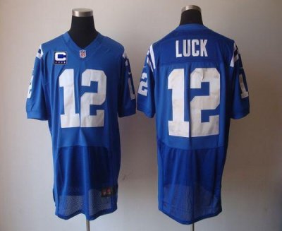 Jerseys Factory Cheap Nike Colts #12 Andrew Luck Royal Blue Team
