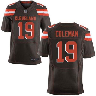Jerseys Factory Cheap Nike Browns #19 Corey Coleman Brown Team C