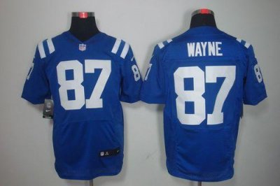 Jerseys Factory Cheap Nike Colts #87 Reggie Wayne Royal Blue Tea