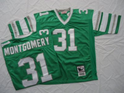 Jerseys Factory Cheap Mitchell And Ness Eagles #31 Wilbert Montg