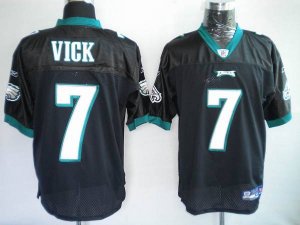 Jerseys Factory Cheap Eagles Michael Vick #7 Stitched Black NFL
