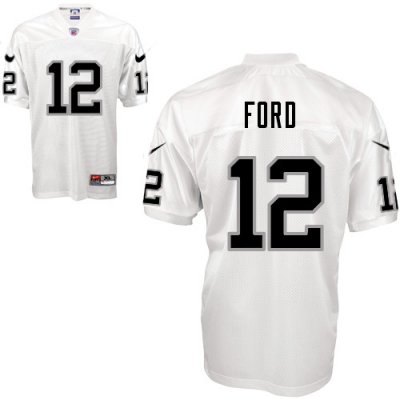 Jerseys Factory Cheap Nike Raiders #12 Jacoby Ford White Stitche