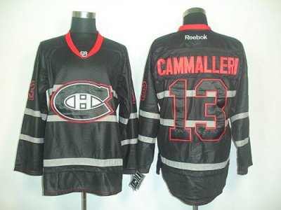 Jerseys Factory Cheap Canadiens #13 Michael Cammalleri Black Ice