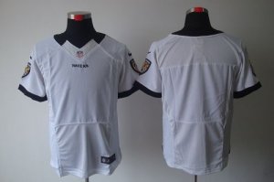Jerseys Factory Cheap Nike Ravens Blank White Men's Embroidered