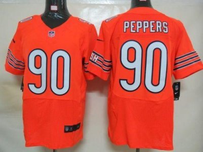 Jerseys Factory Cheap Nike Bears #90 Julius Peppers Orange Alter