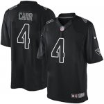 Jerseys Factory Cheap Nike Raiders #4 Derek Carr Black Men's Sti