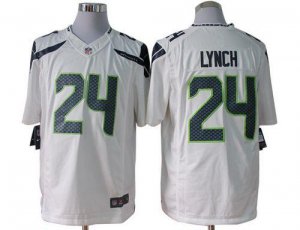 Jerseys Factory Cheap Nike Seahawks #24 Marshawn Lynch White Men