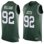 Jerseys Factory Cheap Nike Jets #92 Leonard Williams Green Team